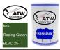 Preview: MG, Racing Green, BLVC 25: 500ml Lackdose, von ATW Autoteile West.